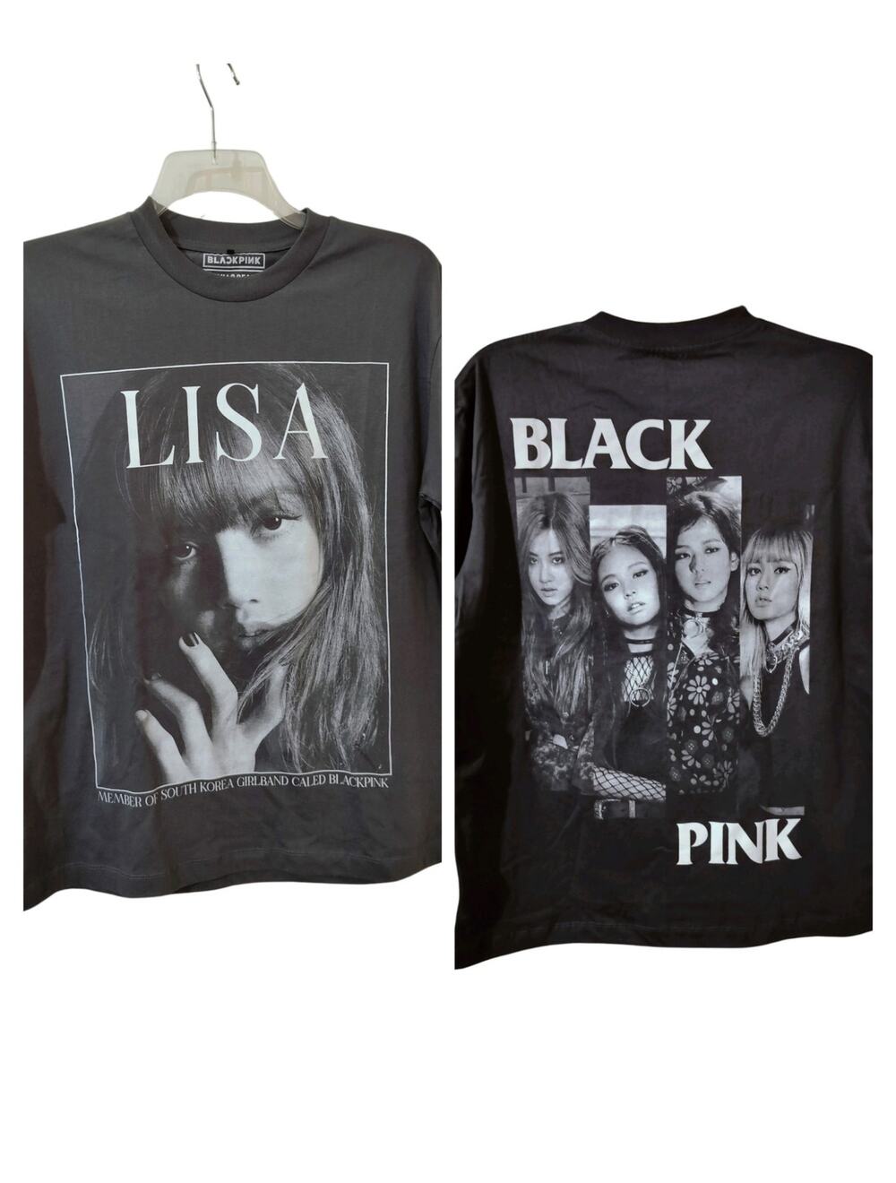 5633) Blackpink Lisa Medium Short Sleeve Tee Cotton